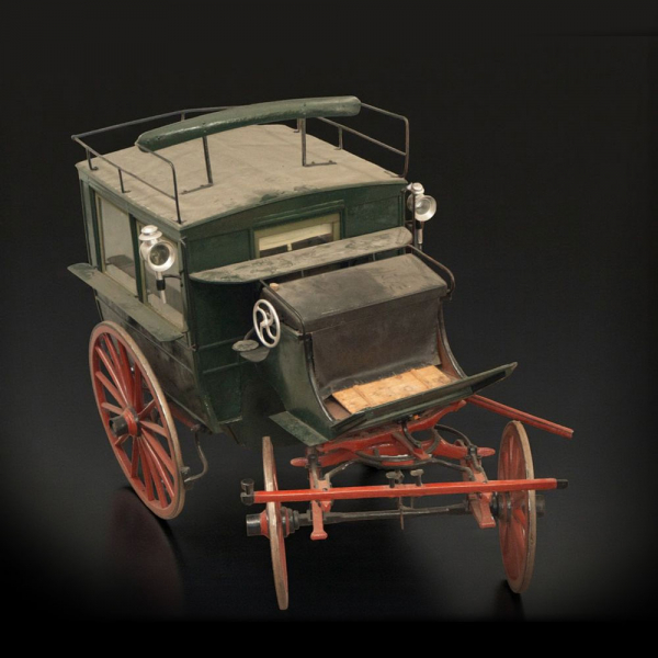 Carruaje cerrado de pasajeros, talleres europeos S. XIX.