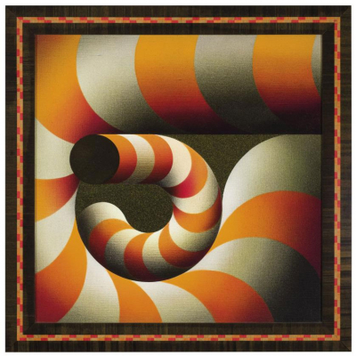 Julio Le Parc. &quot;Modulatio 723 (1985)&quot;. Acrílico sobre lienzo. Firmado, titulado y fechado (1985) al dorso.