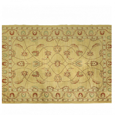 Alfombra anudada de estilo oriental, s.XX.  