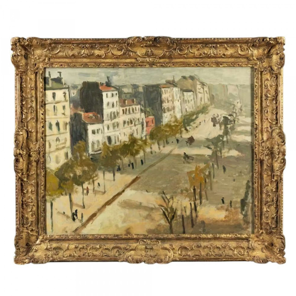ALBERT MARQUET (Burdeos, 1875 &ndash; Par&iacute;s, 1947) "Avenue de Versailles" (1904).    &Oacute;leo sobre lienzo