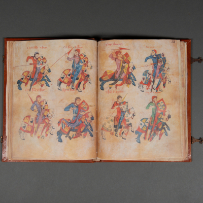 Facsímil Libro de la Real Cofradía de los Caballeros del Santísimo y de Santiago. Editado por Siloé arte y Bibliofilia. Ejemplar 215/898