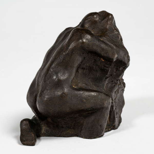 "Figura recostada".  Reinaldo (1944). Escultura realizada en bronce