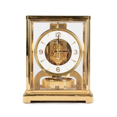 Reloj Atmos de Jaeger Le Coultre de latón, Suiza años 60. Precisa revisión 