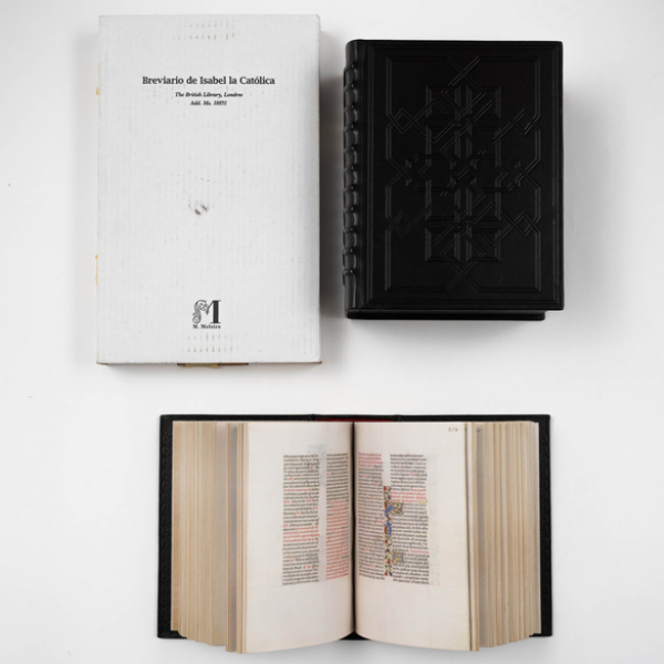 Breviario de Isabel la Católica The British Library, Londres.  Ejemplar 744 /987. Certificación notarial 23 de marzo 2010.