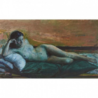 Gabino Rey Santiago (Pontevedra, 1928-Barcelona, 2006) Mujer desnuda. 
