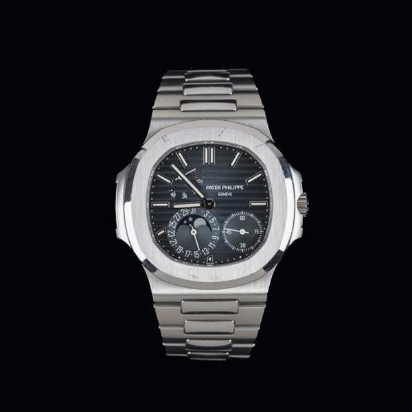 Reloj de pulsera para caballero PATEK PHILIPPE, modelo 5712/1A, realizado en acero.