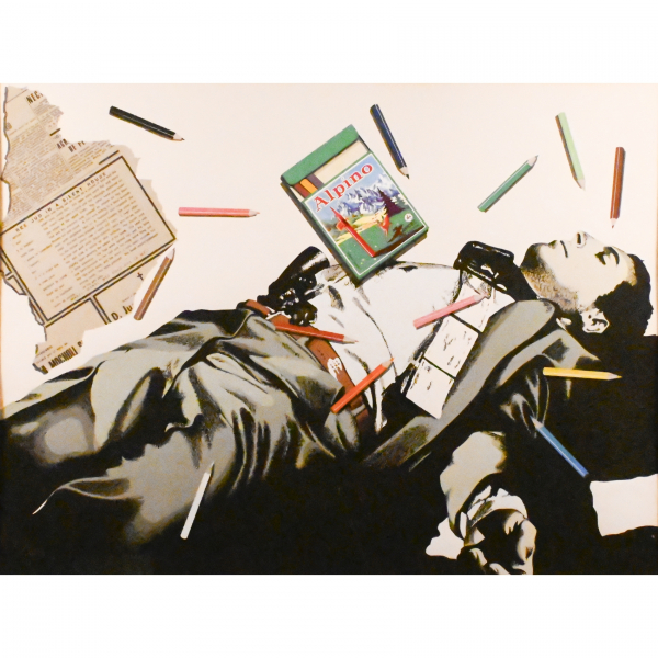 Equipo Cr&oacute;nica (Valencia, 1964-1981)  L&aacute;pices.  Serigraf&iacute;a sobre papel Arches. Firmada y numerada 1/70 a l&aacute;piz.