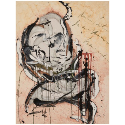 FERNANDO  NIEVAS JIMÉNEZ  (Alfaro, La Rioja 1956) &quot;Paz de un poeta&quot; Firmado 