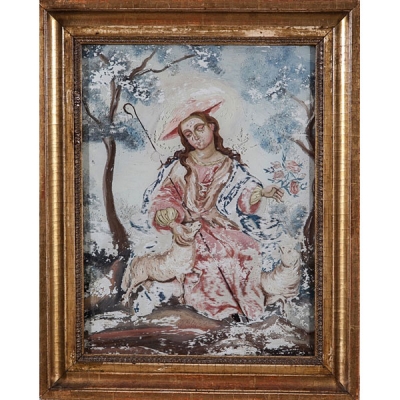 Escuela española S.XVIII &quot;Divina Pastora&quot;
