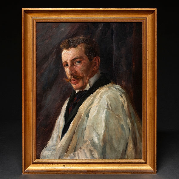 &quot;Retrato de D. Enrique Lévêque&quot; FERNANDO AMÁRICA (Vitoria, 1866 -1956)