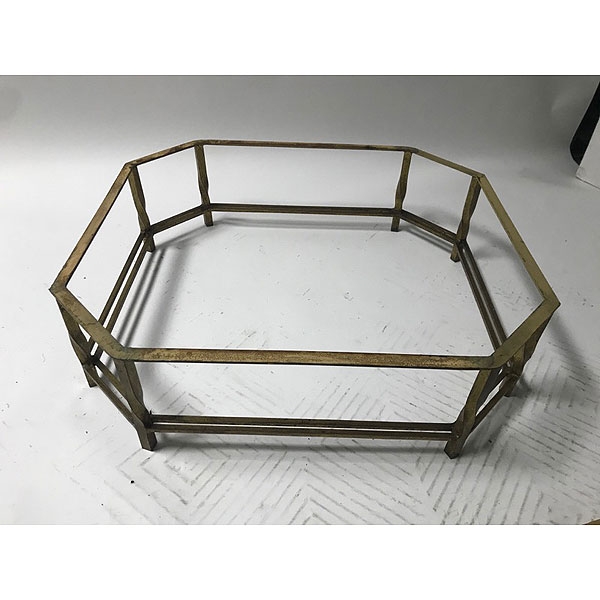 Mesa baja de centro de hierro