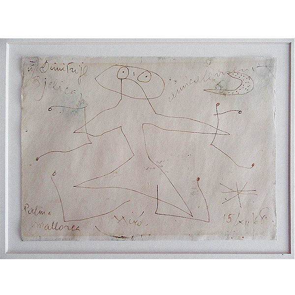 Joan Miró: "Personaje con luna y estrella" (1968)