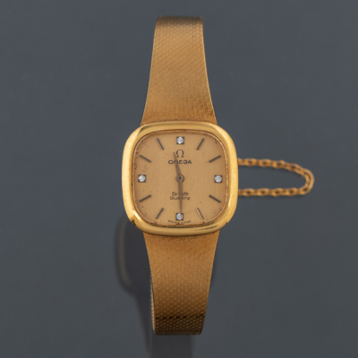 OMEGA, Reloj de pulsera de caballero en oro amarillo de 18kt. 