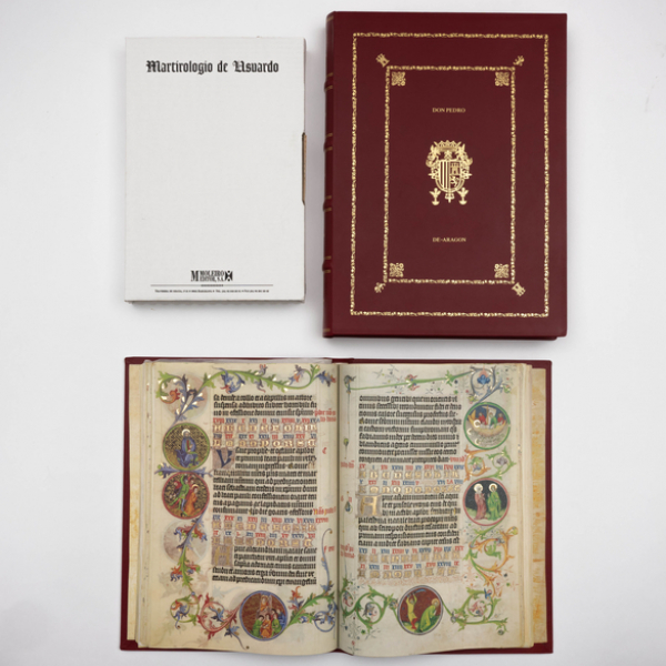 Martirologio de Usuardo Museu Dioces&agrave;, Girona.  Autor&iacute;a: M. MOLEIRO EDITOR S.A