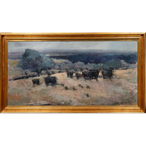 LUIS GARCÍA CAMPOS  (Bilbao 1928 - 2011) &quot;Desde Villar de los Álamos&quot;