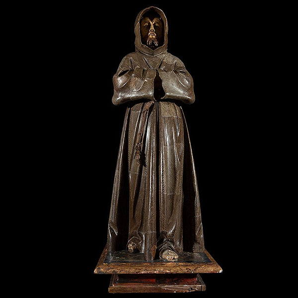 Gran San Francisco de Asís, atribuido a Diego de Mora (1658 – 1729), escuela barroca granadina de los siglos XVII - XVIII.