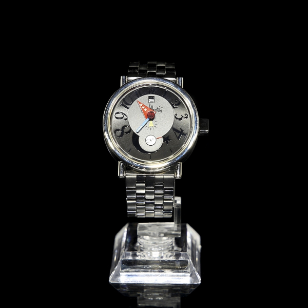 Reloj de pulsera unisex Alain Silberstein Bodoni Noir de acero.  Edición limitada, número 220/500, unisex.