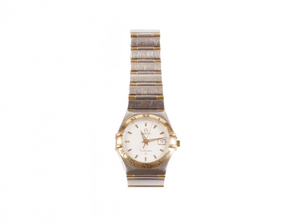 Reloj de pulsera de señora OMEGA CONSTELLATION en oro y acero
