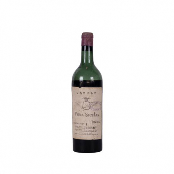 Botella de Vega Sicilia Unico. 1921.   Vega Sicilia, Ribera del Duero.