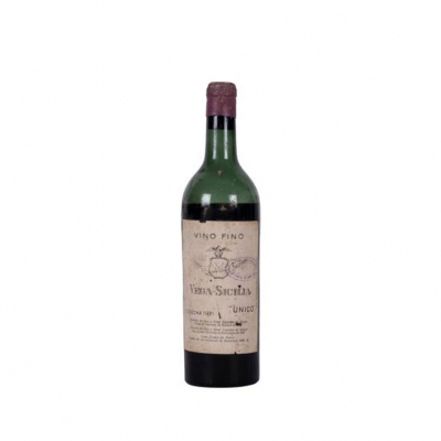 Botella de Vega Sicilia Unico. 1921.   Vega Sicilia, Ribera del Duero.