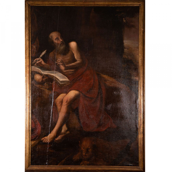 San Jerónimo Penitente, escuela toledana del siglo XVII.