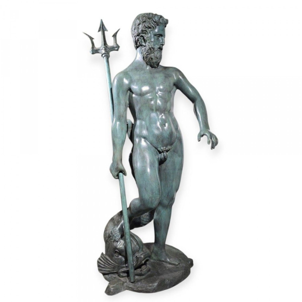 "Neptuno" estatua monumental de bronce de 170 cm.