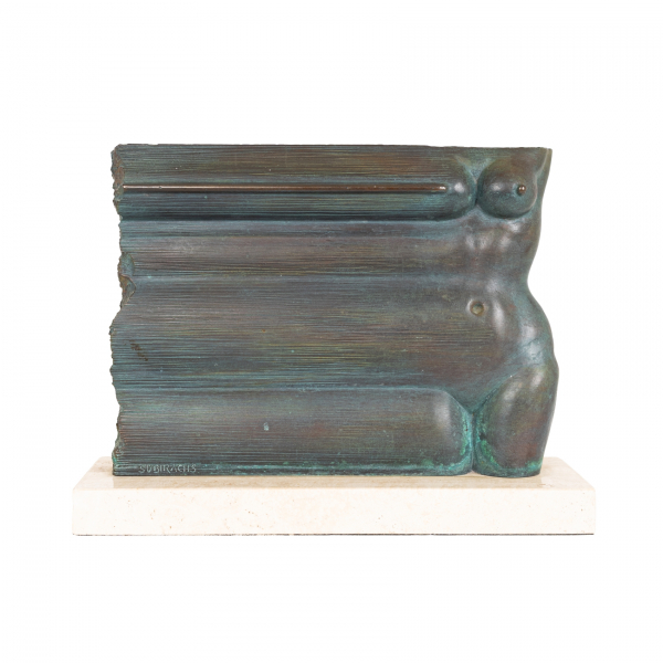 Josep Maria Subirachs Sitjar (Barcelona, 1927-2014)  Venus.  Escultura en resina chapada en bronce patinado 