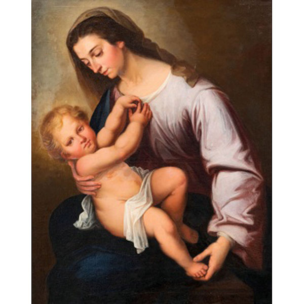 ALONSO MIGUEL DE TOBAR  (Higuera 1678 - Madrid 1758) &quot;Maternidad&quot;