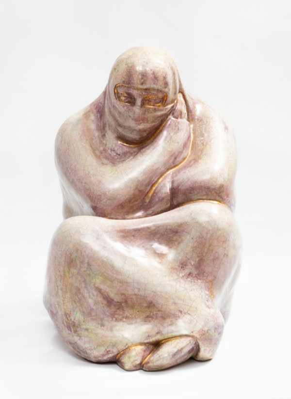 ARTURO ACEBAL IDIGORAS  (Buenos Aires 1912 - Bilbao 1978) "Dama mora"