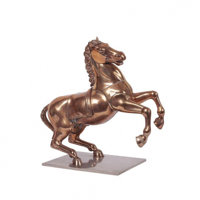 Miguel Berrocal.  "Caballo Casinaide - Opus 170 (1977-1978)". Escultura desmontable realizada en bronce pulido. 