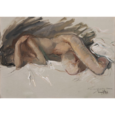 &quot;Desnudo de Mujer&quot;  MIGUEL ÁNGEL ÁLVAREZ (Tolosa, 1927-San Sebastián, 2011). 