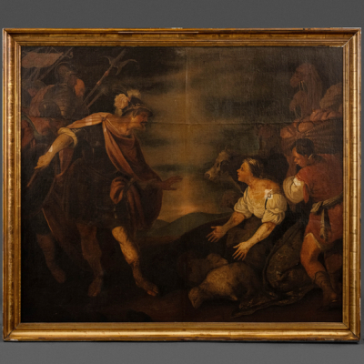 &quot;El prudente Abigail&quot;  Escuela Española, Siglo XVIII 