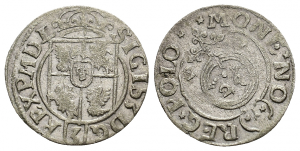 POLONIA 1624 Segismundo-III, 3 Polker (KM-41) MBC