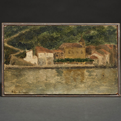 &quot;Vista de Pasajes San Juan&quot; Autoría: MARIA ELENA IRIBARREN (San Sebastián,)
