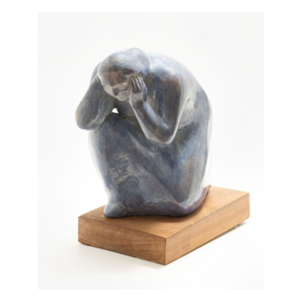 ARTURO ACEBAL IDIGORAS   (Buenos Aires 1912 - Bilbao 1978)  "Figura"  Firmado: Acebal - 70 