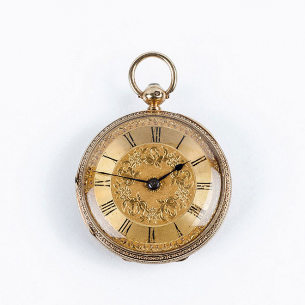 Delicado reloj lepine R. STEWART, Argyle & Buchanan Sts., Glasgow, Nº 16044. En bella caja de oro, 43 mm,