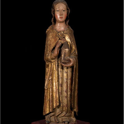 Santa Juana Tardo Románica transición al Gótico Temprano del siglo XV. 