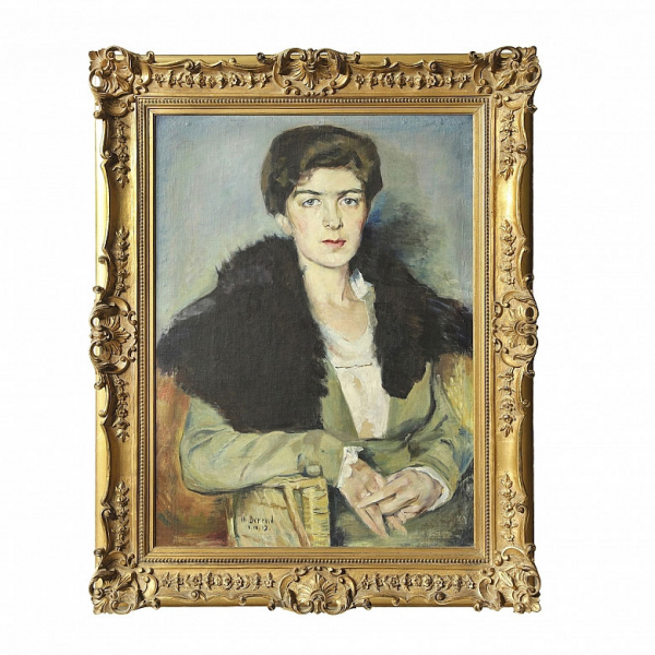 Charlotte Berend-Corinth (1880-1967) “Miss Lichtenstern”, 1917   Óleo sobre lienzo. Firmado 