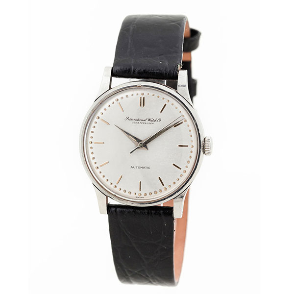 Reloj vintage, cab., suizo, INTERNATIONAL WATCH Co. Schafhausen Automatic, en caja original, 34 mm.