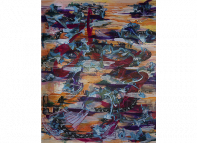 SULING WANG (Taichung, Taiwán, 1968)  Untitled, 2005.   Óleo y acrílico sobre lienzo. 