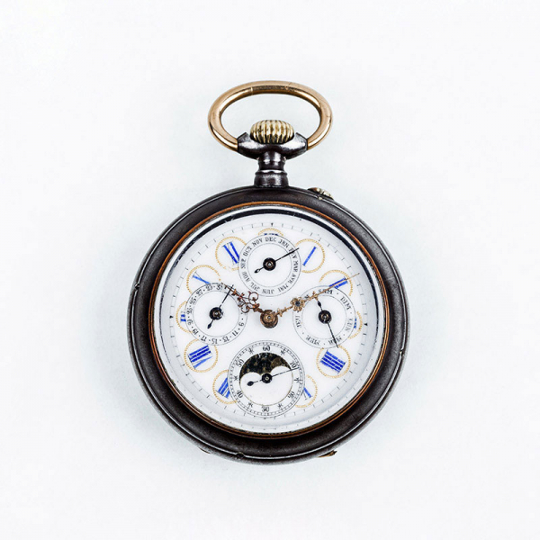 Reloj lepine suizo de complicación, con calendario completo 