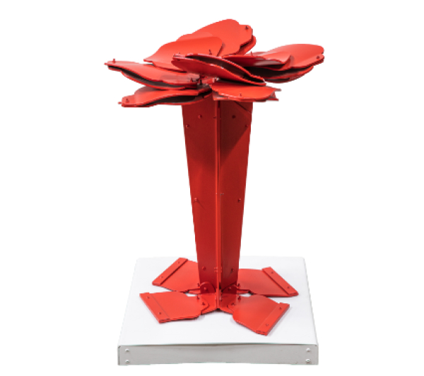 EDGAR NEGRET (Popayán, 1920 - Bogotá, 2012)  Árbol, 1983   Aluminio. 