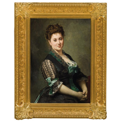 Federico de Madrazo y Kuntz. Baronesa Espínola 1875