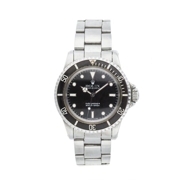 Reloj Rolex Submariner «Non-Serif» Oyster Perpetual de pulsera para caballero, c.1976. En acero, Ref.: 5513/2698089.