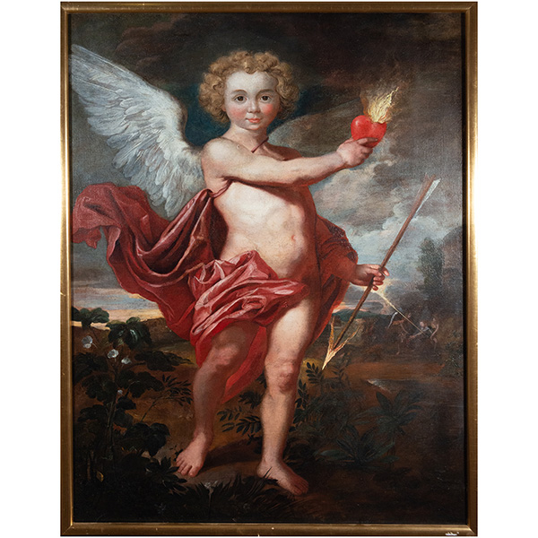 Cupido Triunfante o &quot;El Triunfo del Amor&quot;, escuela Flamenca del siglo XVII