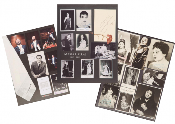 Mig segle de cantants al Liceu. Colección fotográfica en 48 plafones y diversas fotografías sueltas del Cercle del Liceu