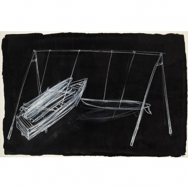 KCHO.  (Alexis Leyva Machado) (1970).   &quot;Ideas en conflicto (2004)&quot;. Tinta gouache sobre papel.