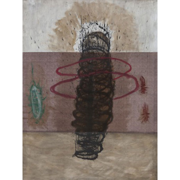 PEDRO GOIRIENA DIEZ  (Baracaldo, Vizcaya 1953) "Sin título" Firmado: Goiriena 99 