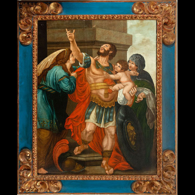 El Juicio de Salomón, escuela flamenca del siglo XVII.