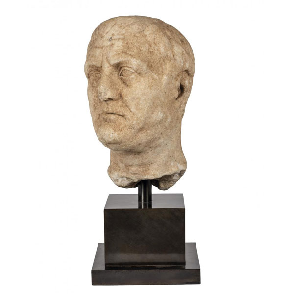 Retrato masculino de mármol. Roma S. I.a.C.-I d.C